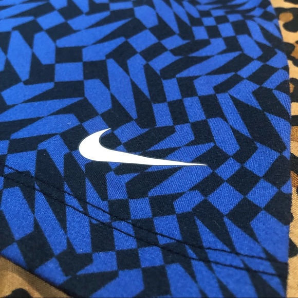 NIKE Dri Fit Racerback Tank Top Size XS Blue&Black - Picture 3 of 12